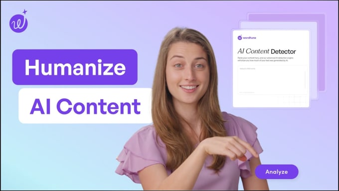 Gig Preview - Humanize ai content edit rewrite and proofread ai content