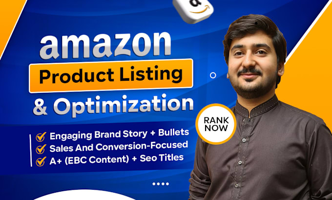 Gig Preview - Write amazon product listing description and SEO amazon listing optimization