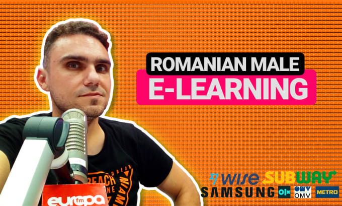 Gig Preview - Record a romanian voice over for elearning, corporate training narration