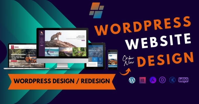 Gig Preview - Design, and redesign, a wordpress website