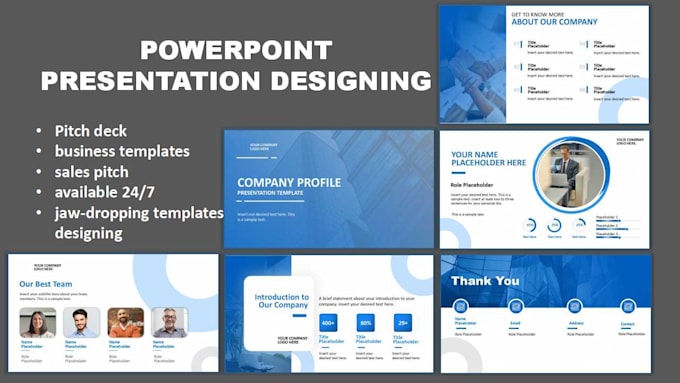 Gig Preview - Create branded powerpoint presentation template quickly, google slides