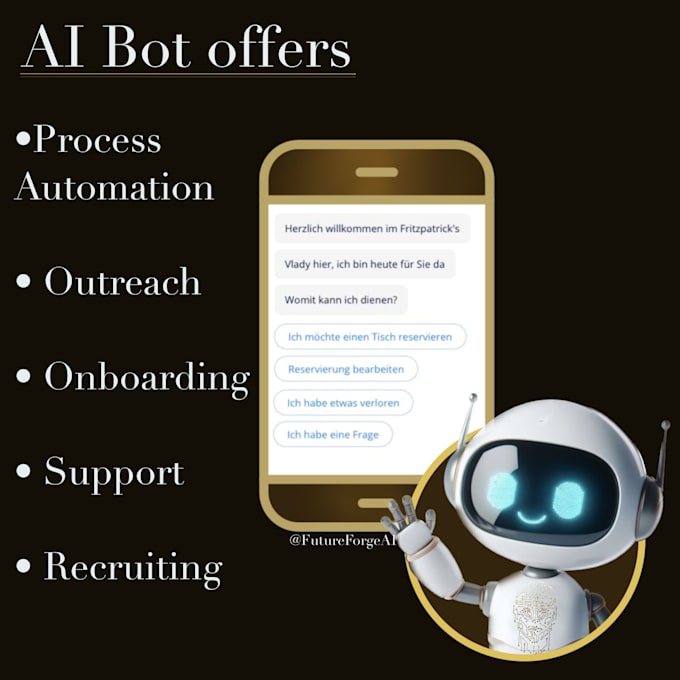 Gig Preview - Boost your business efficiency with custom chatbots and automation solutions