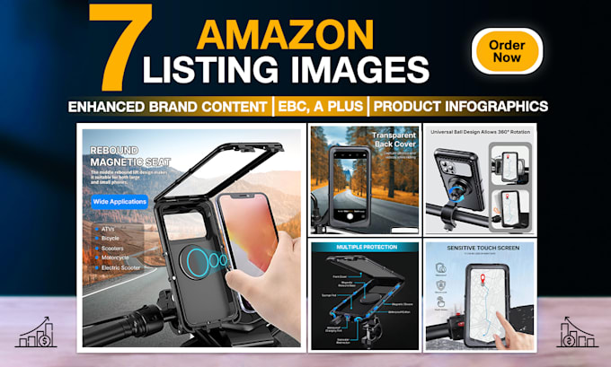 Gig Preview - Create amazon ebc, amazon listing images, amazon a plus content