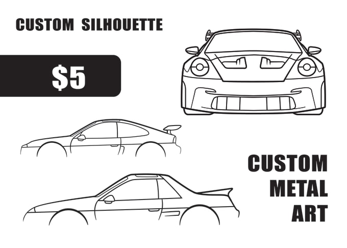 Gig Preview - Design custom vector car silhouette or anything