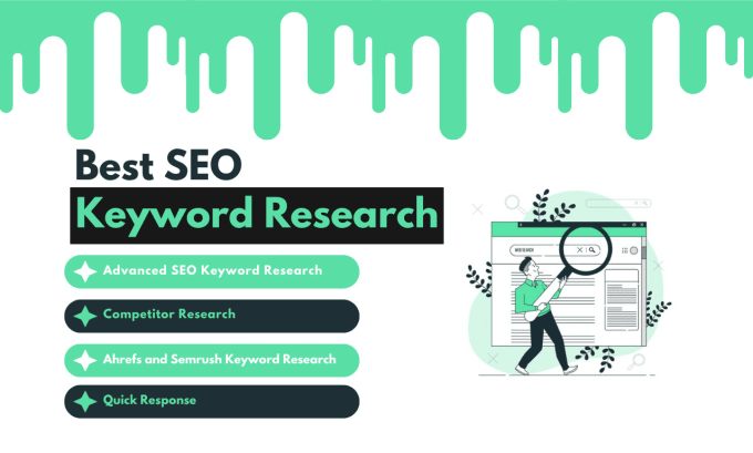 Gig Preview - Do seo keyword research competitor research competitive analysis