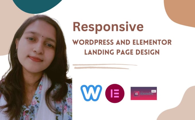 Gig Preview - Create responsive wordpress and elementor landing page design