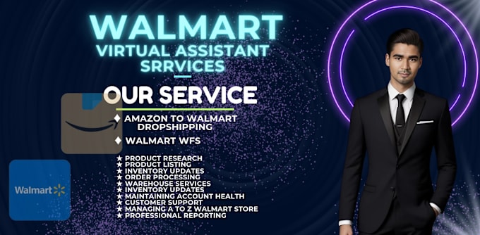 Gig Preview - Be your walmart dropshipping  virtual assistant