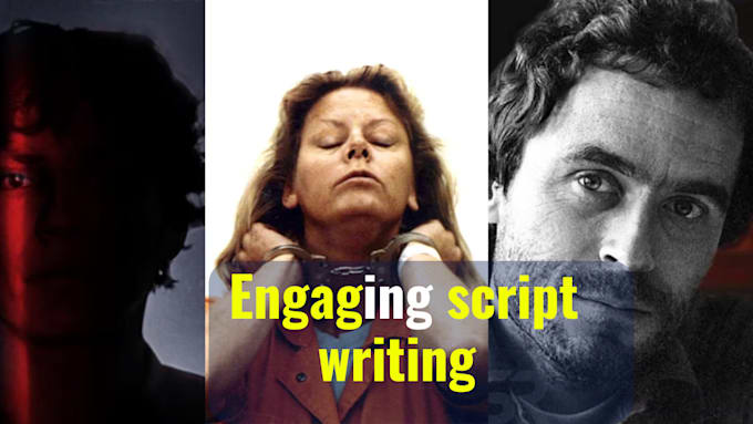 Gig Preview - Write true crime scripts, screenplay, history, make money online script writing