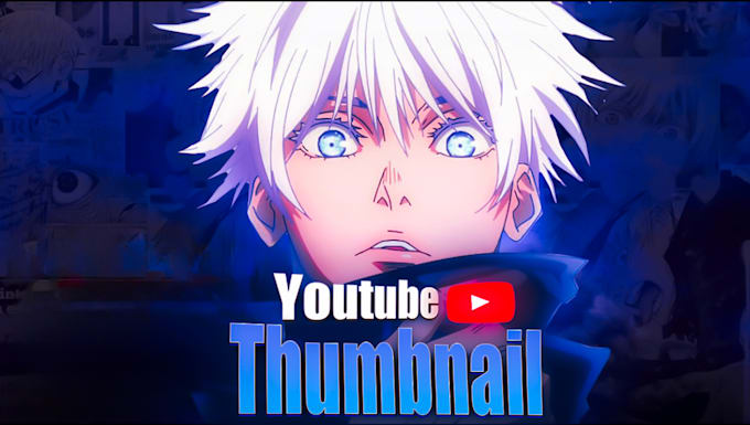 Gig Preview - Design an attractive anime youtube thumbnails for your amv, recap