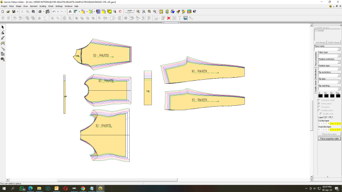 Gig Preview - Creating patterns, grading, fabric booking with costing