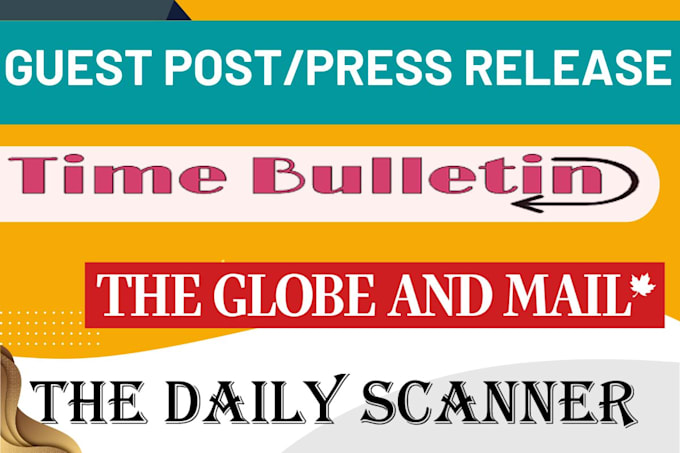 Gig Preview - Publish press releases on premium websites