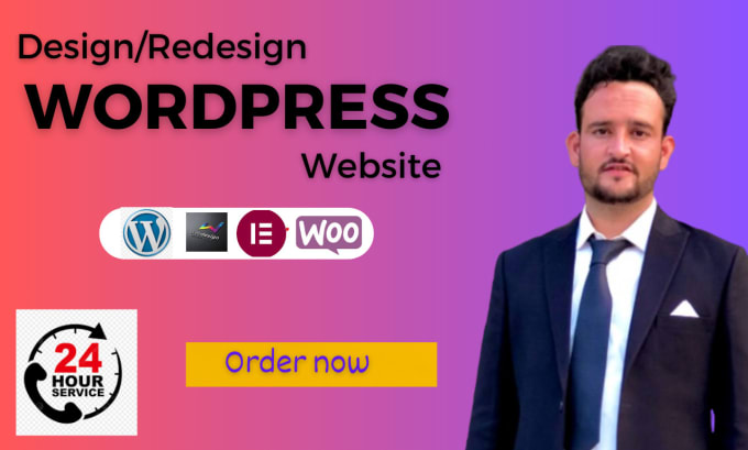 Gig Preview - Design, build, redesign, rebuild, fix and edit wordpress website