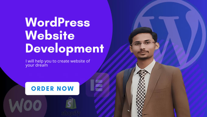 Gig Preview - Create responsive wordpress website design with elementor