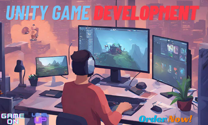 Gig Preview - Do unity game development,mobile game design unity developer