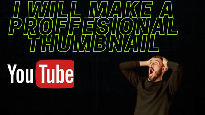 Gig Preview - Make a professional youtube thumbnail