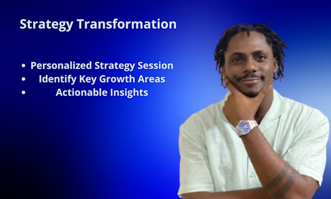 Gig Preview - Transform your strategy and mind