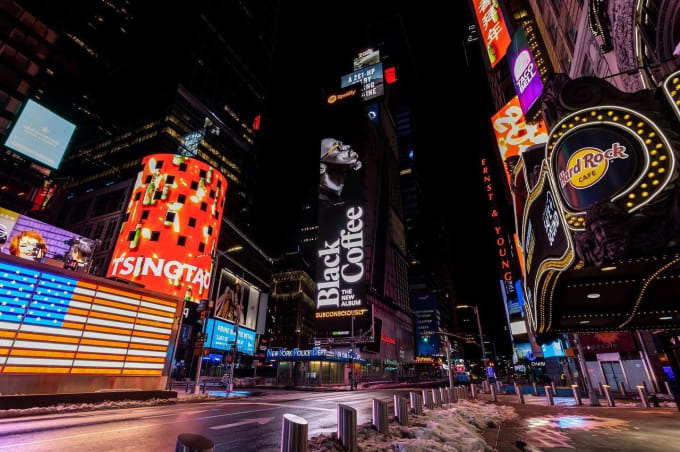 Gig Preview - Take professional photos and videos of your times square billboard ad in NYC