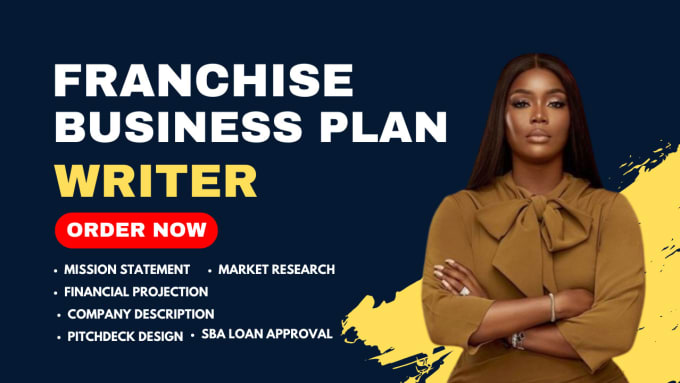 Gig Preview - Write franchise business plan, franchise proposal, financial plan with pitchdeck