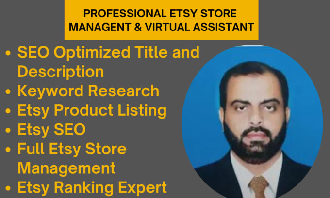 Gig Preview - Manage etsy full store as VA, etsy store manager, etsy SEO, etsy ads