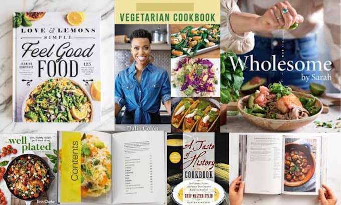 Gig Preview - Write quality cookbook recipe book, cookbook formatting, cookbook design, ebook