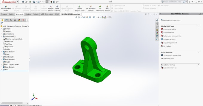 Gig Preview - Do 3d models and 2d drawings in solidwork