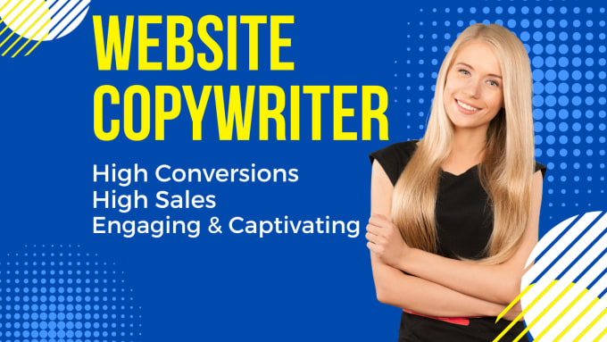 Gig Preview - Offer expert copywriting for website and landing pages