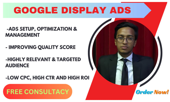 Gig Preview - Promote your business using a google display ads campaign