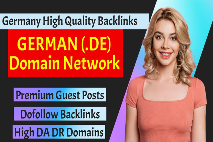 Gig Preview - Build premium german seo backlinks white hat link building for germany rank