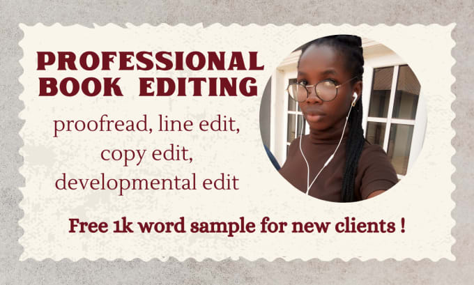 Gig Preview - Professionally edit and proofread your book