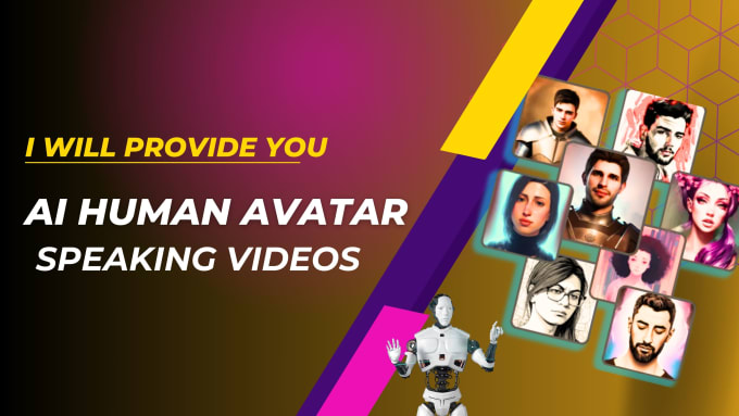 Gig Preview - Create an incredible ai spokesperson video with different human avatars