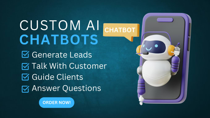 Gig Preview - Make ai custom chatbot for your business