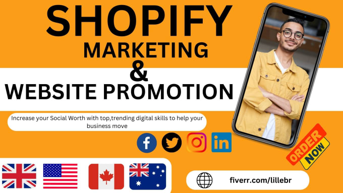 Gig Preview - Shopify store marketing, shopify promotion, sales funnel to boost sales