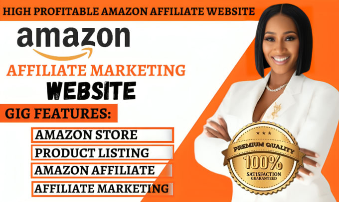 Gig Preview - Create amazon affiliate website sales funnel, amazon store fba product listing,