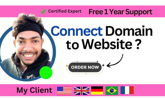 Gig Preview - Connect domain to shopify, wix, dns, google sites, website, nameserver