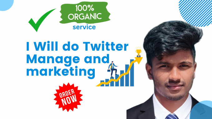 Gig Preview - Do twitter manage and marketing and header make