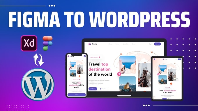 Bestseller - convert figma to wordpress, xd to wordpress  responsive site