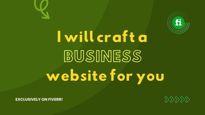 Gig Preview - Craft a business website for your company