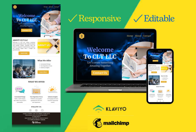 Bestseller - design branding mailchimp,klaviyo,omnisend email marketing newsletter template