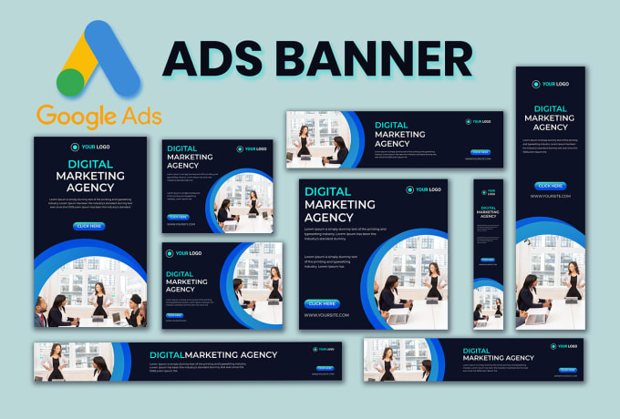 Gig Preview - Banner ads, web banners, google display ads