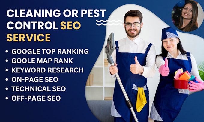 Gig Preview - Do seo service for cleaning business or pest control company