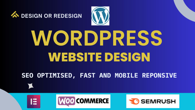 Gig Preview - Create modern and responsive wordpress website design