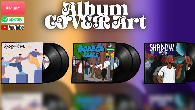 Gig Preview - Create cartoon album covers for your music with animation