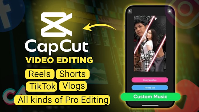 Gig Preview - Edit your videos in capcut within 24 hours