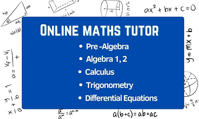 Gig Preview - Be your online math tutor