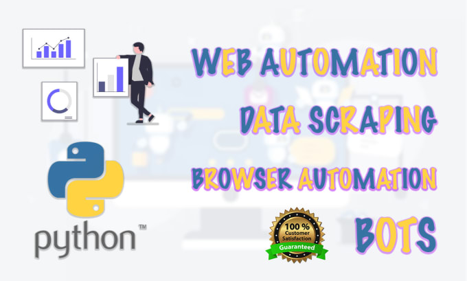 Gig Preview - Do web automation, web scraping, and bots using python