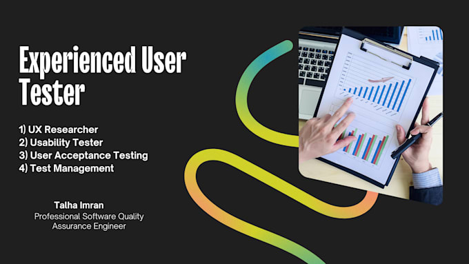 Gig Preview - Do a user testing for your website, app, desktop and game