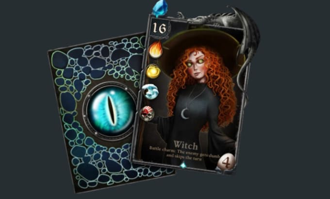 Gig Preview - Design card game playing card board game tgc card, card game art