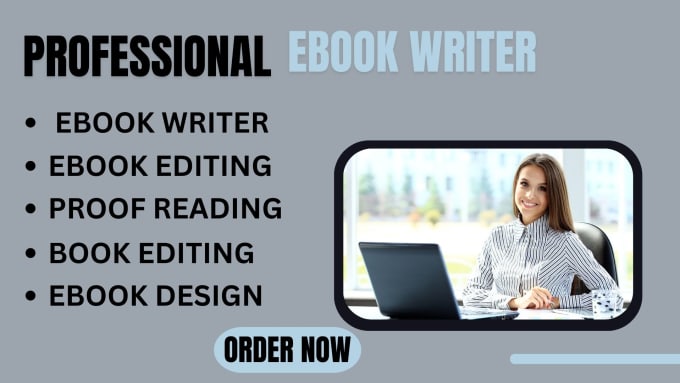 Gig Preview - Do ebook writing ebook formating book editing ebook design