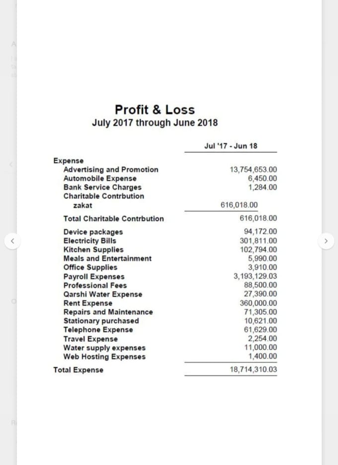 Gig Preview - Prepare canada corporation financial statements