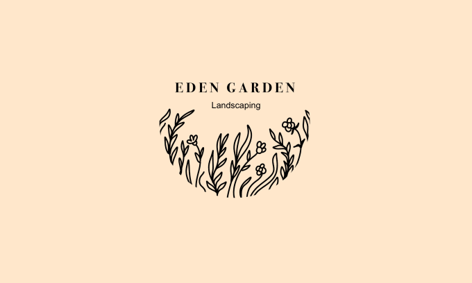 Gig Preview - Do modern feminine boho and botanical hand drawn logo design